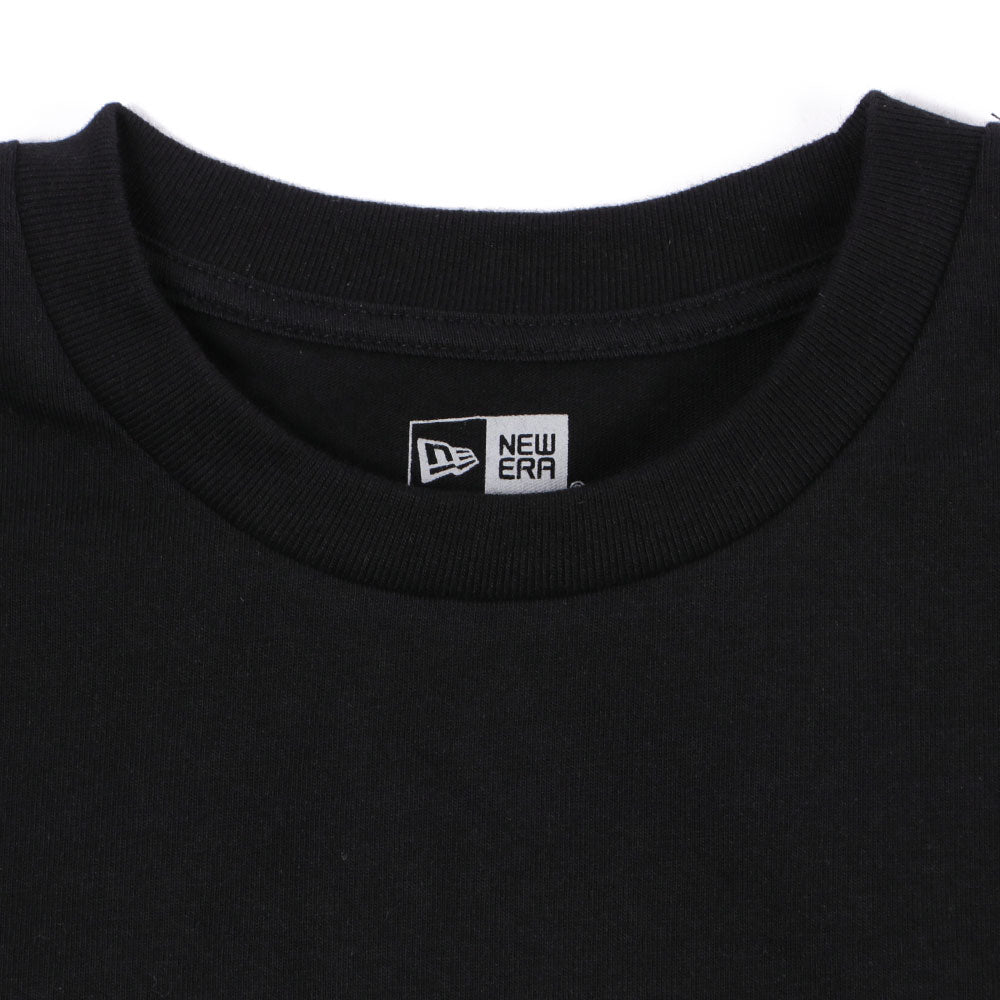 New Era Script Black Oversized Long Sleeve T-Shirt