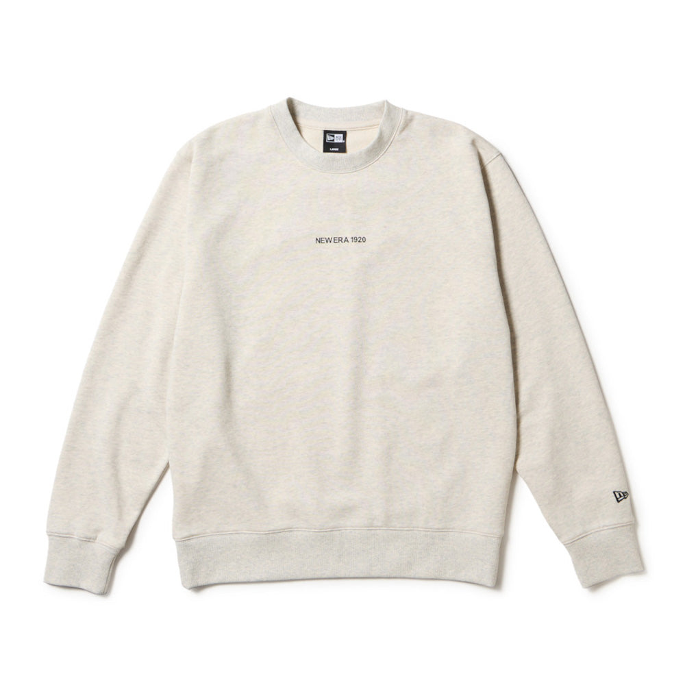 New Era 1920 Wordmark Oatmilk Crew Neck Sweatshirt
