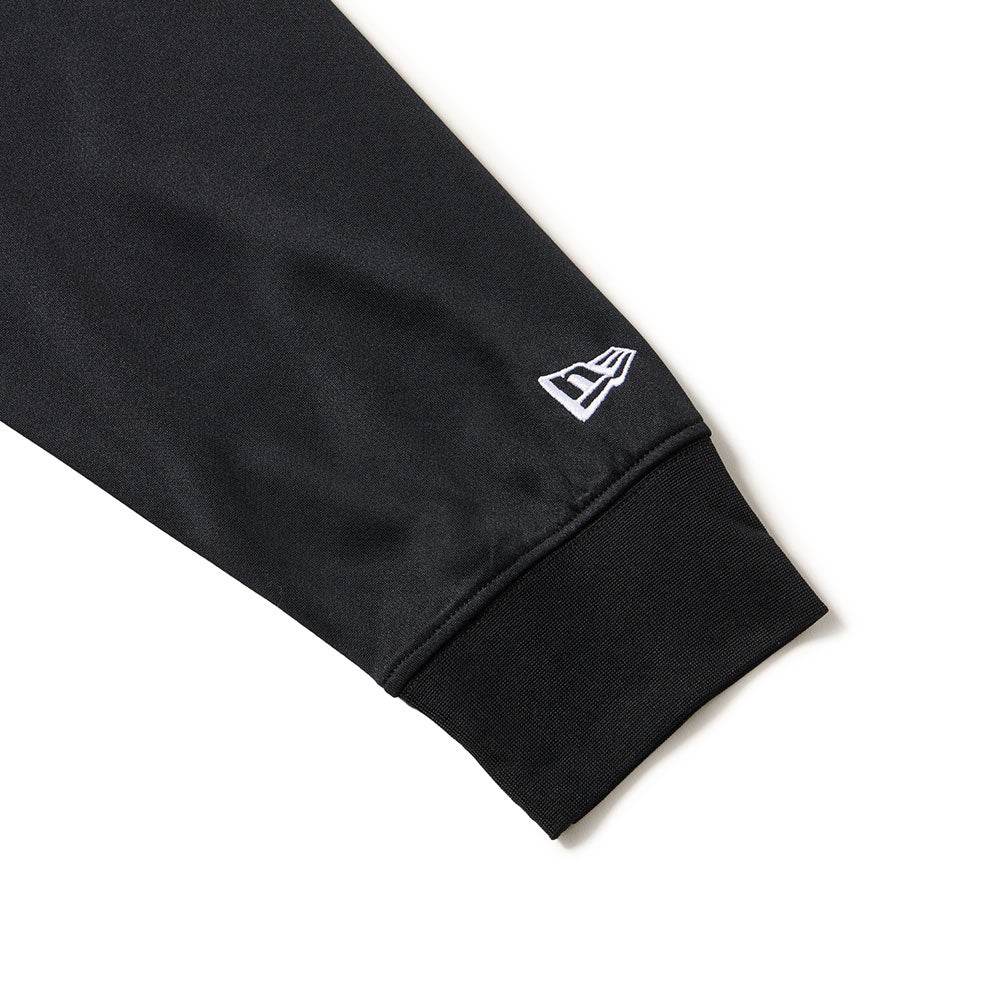 New Era Wordmark College Logo Black Long Sleeve T-Shirt