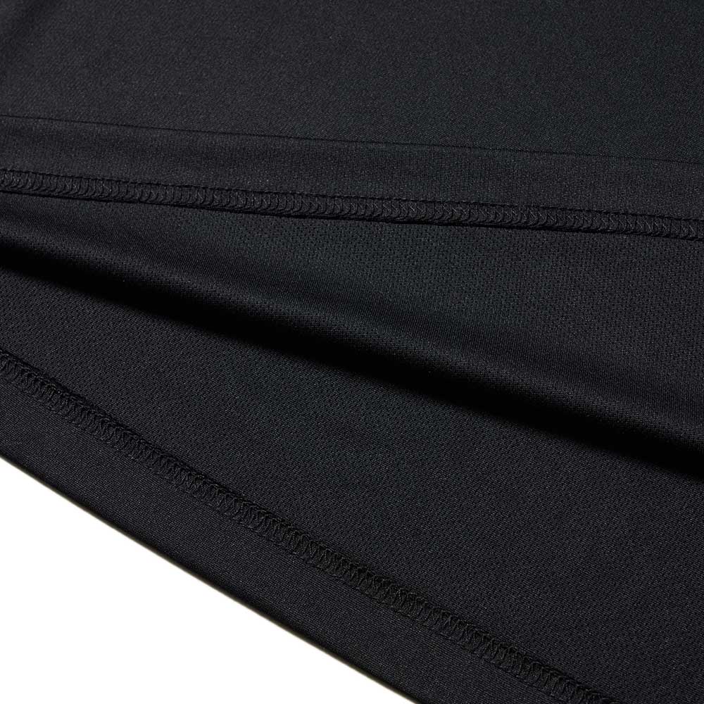 New Era Wordmark College Logo Black Long Sleeve T-Shirt