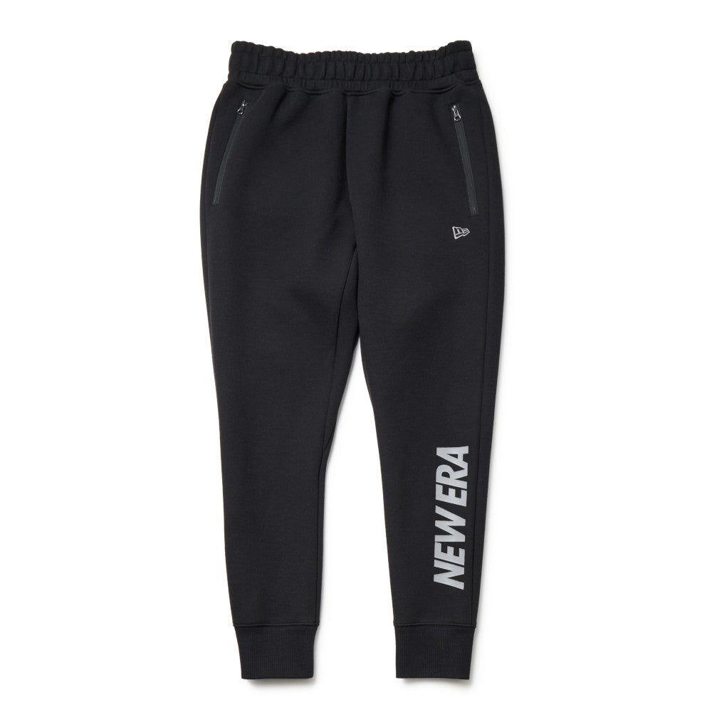 New Era Wordmark Black Tech Sweatpants