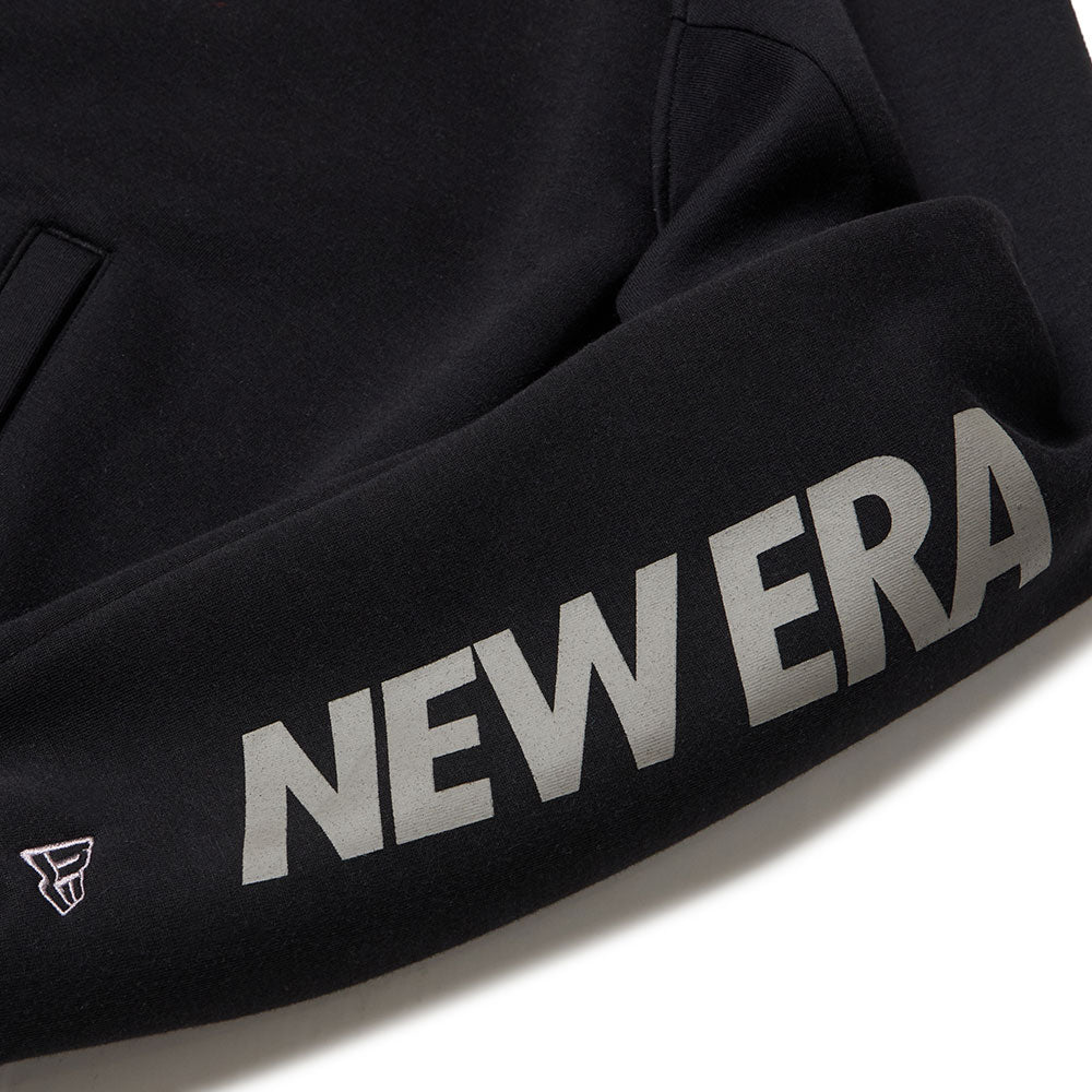 New Era 1920 Wordmark Black Tech Zip Front Hoodie