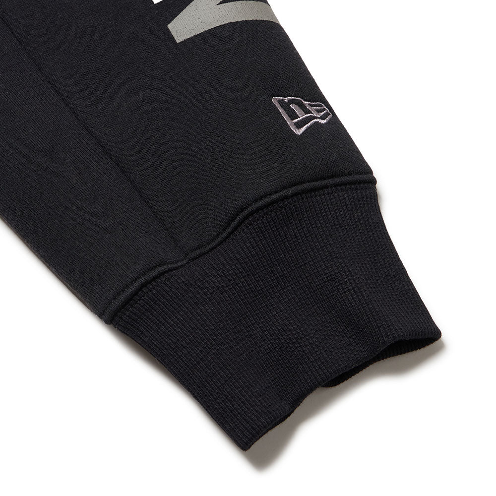 New Era 1920 Wordmark Black Tech Zip Front Hoodie