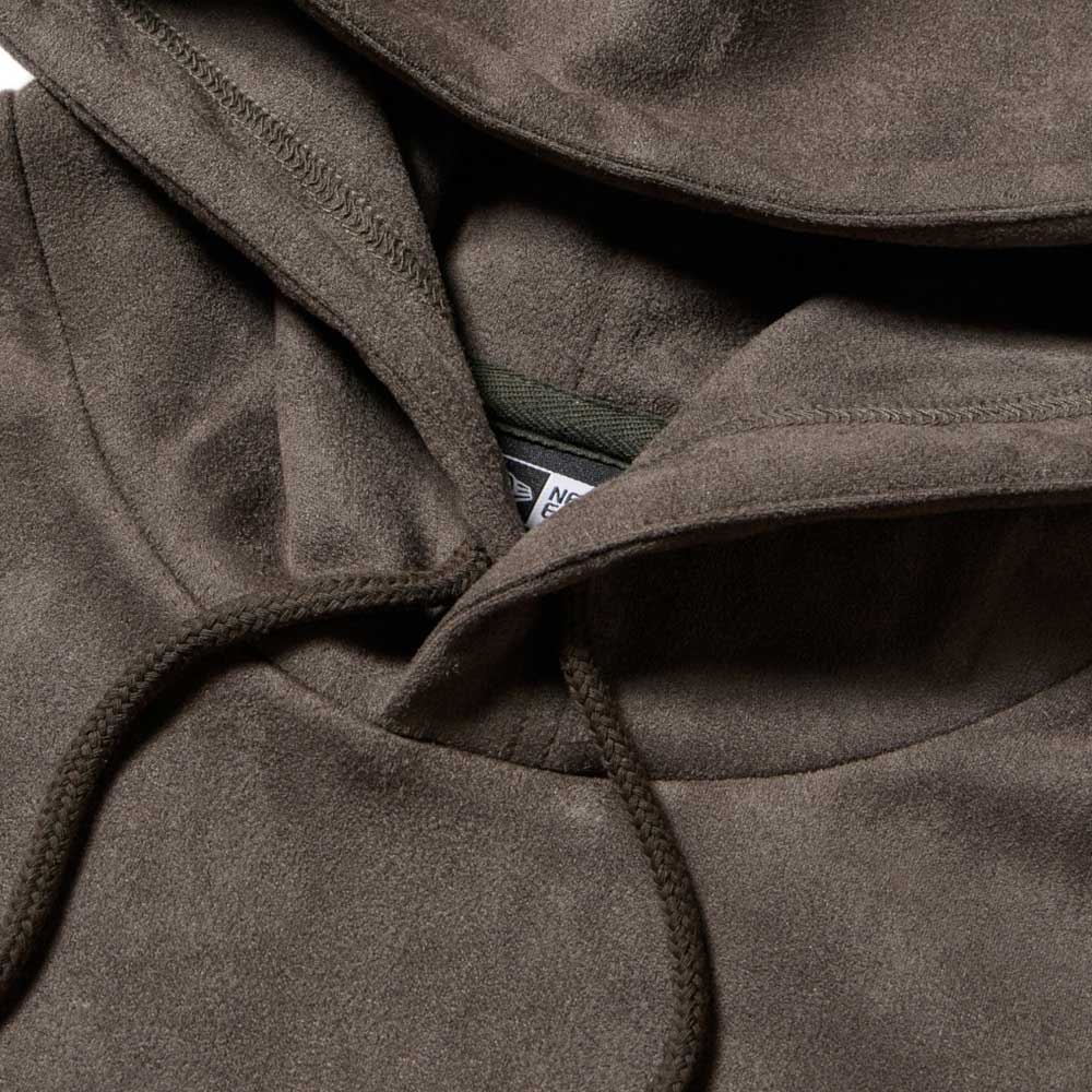 New Era Poly Suede Olive Hoodie