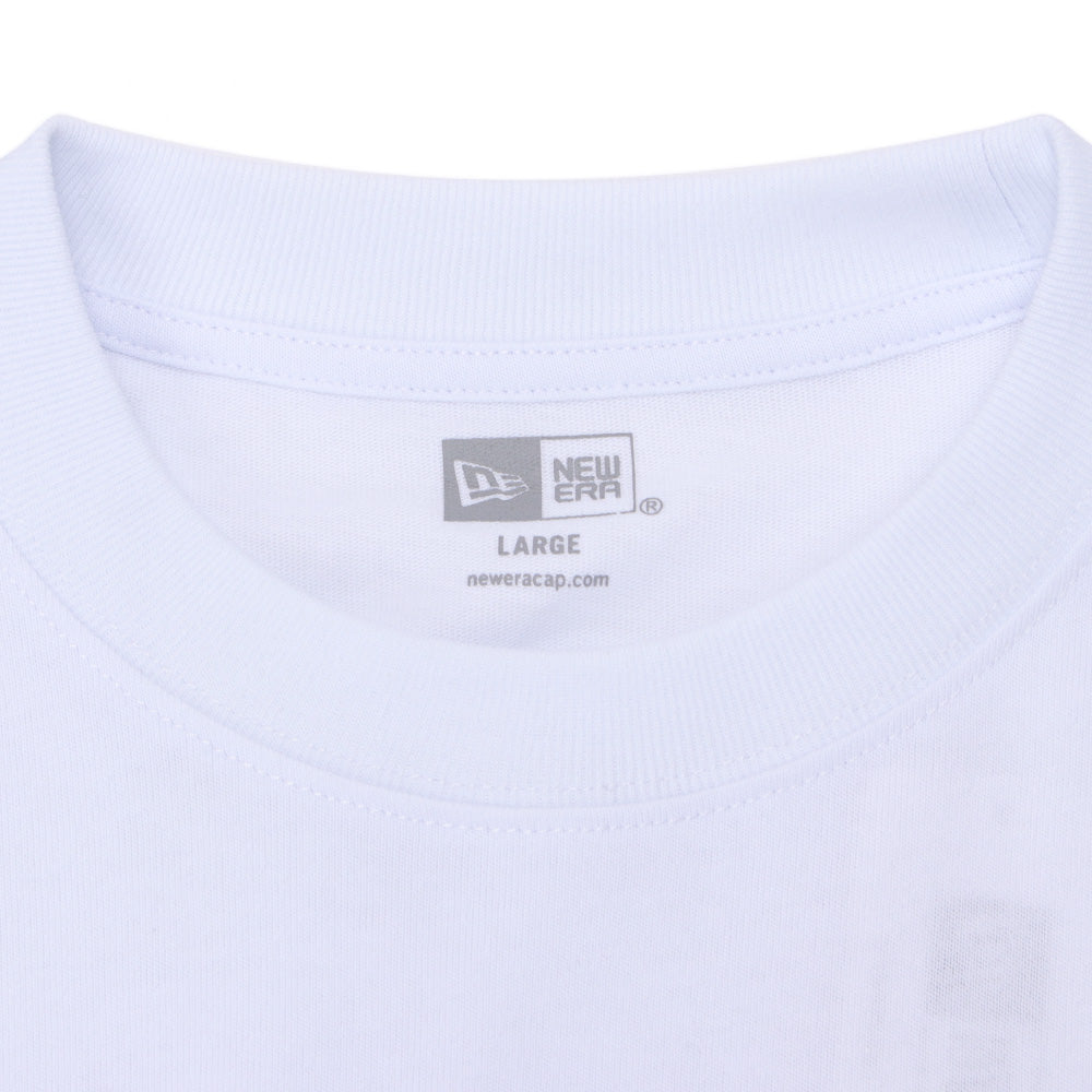 New Era Mini Flag Logo White Long Sleeve T-Shirt