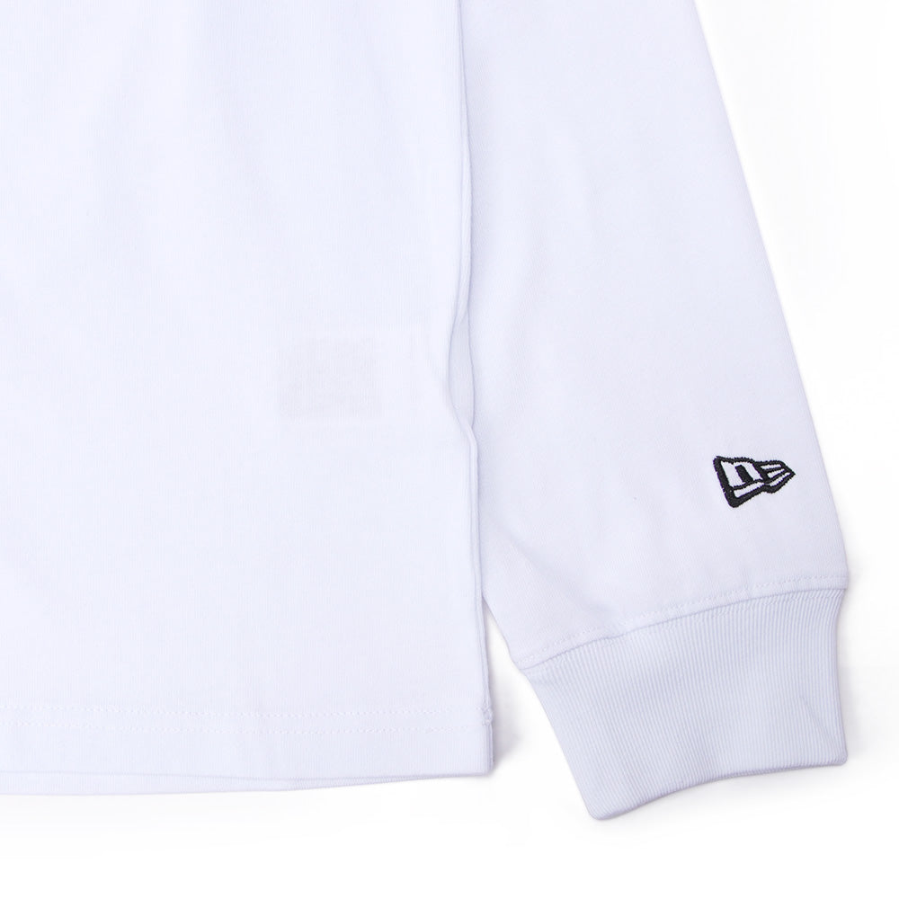 New Era Mini Flag Logo White Long Sleeve T-Shirt