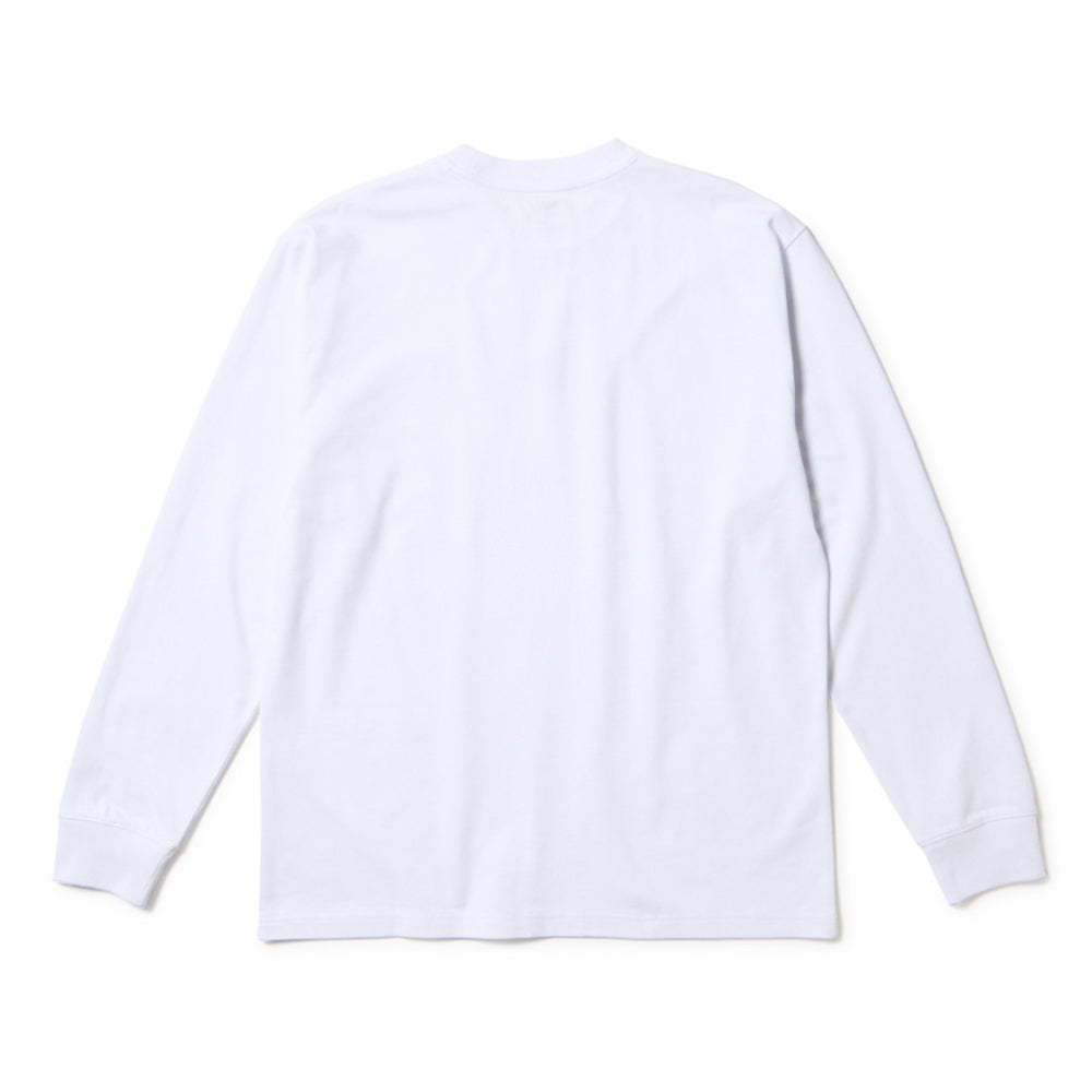 New Era Mini Flag Logo White Long Sleeve T-Shirt