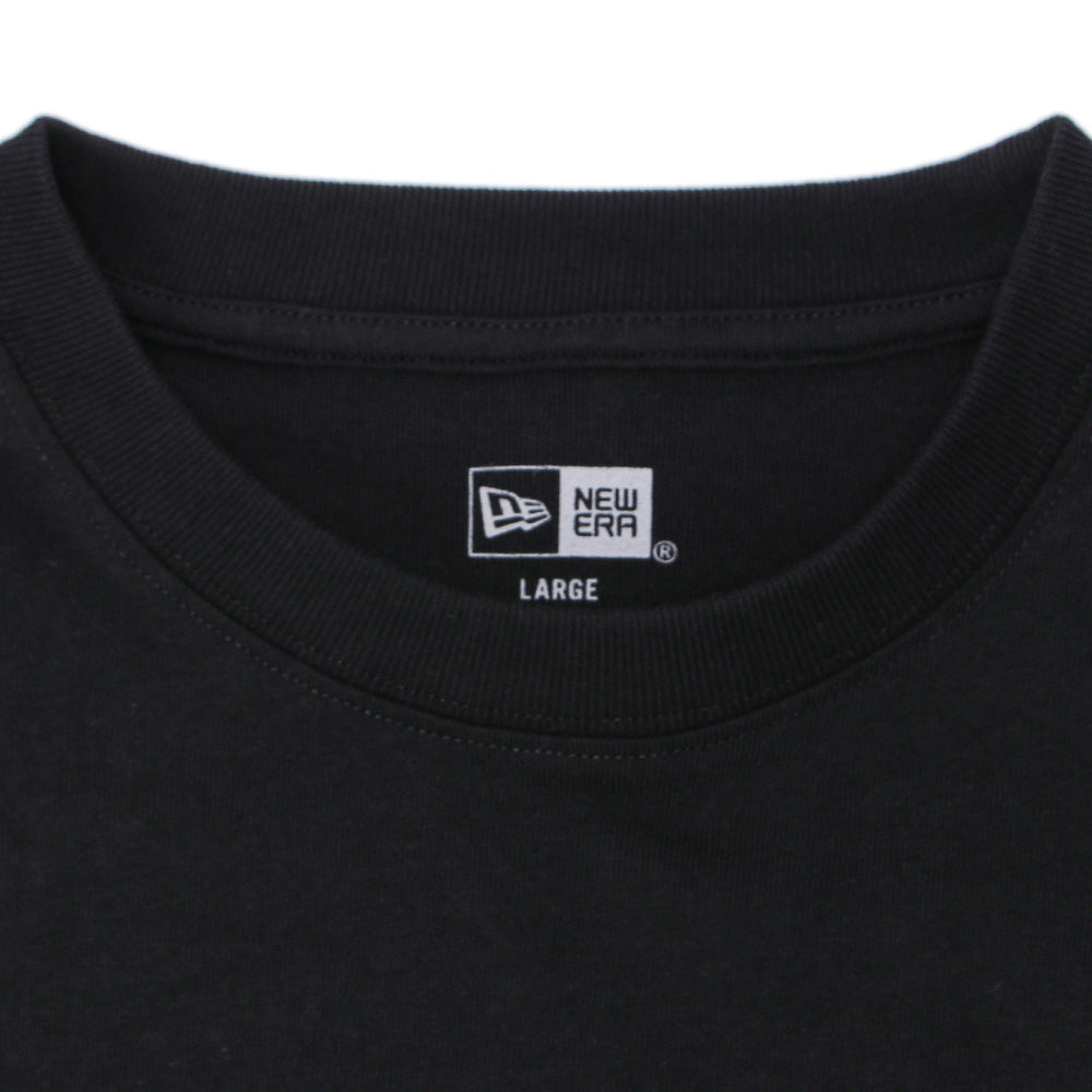 New Era Mini Flag Logo Black Long Sleeve T-Shirt