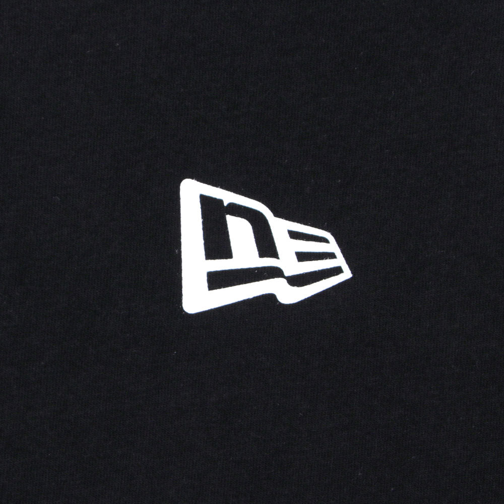 New Era Mini Flag Logo Black Long Sleeve T-Shirt