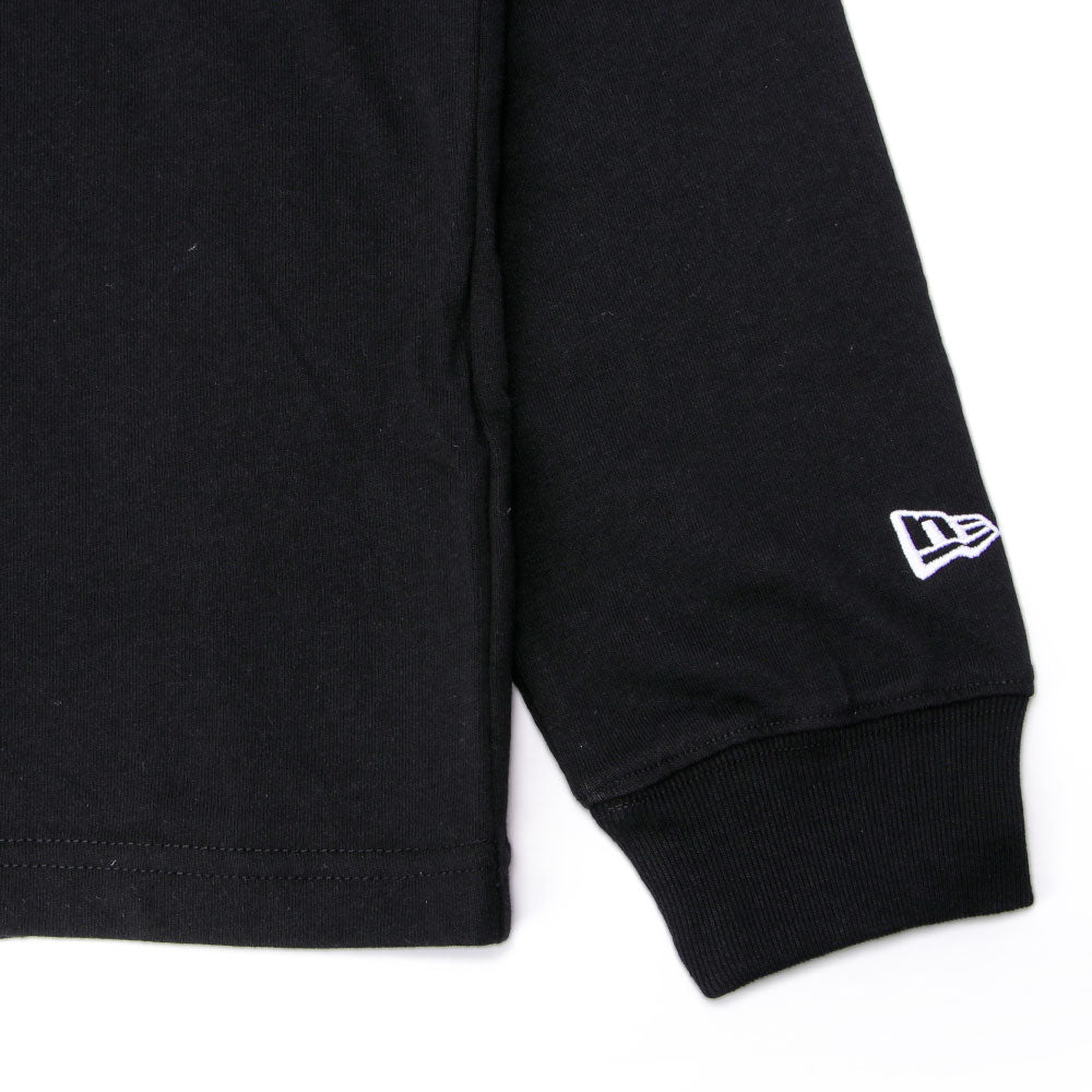 New Era Mini Flag Logo Black Long Sleeve T-Shirt