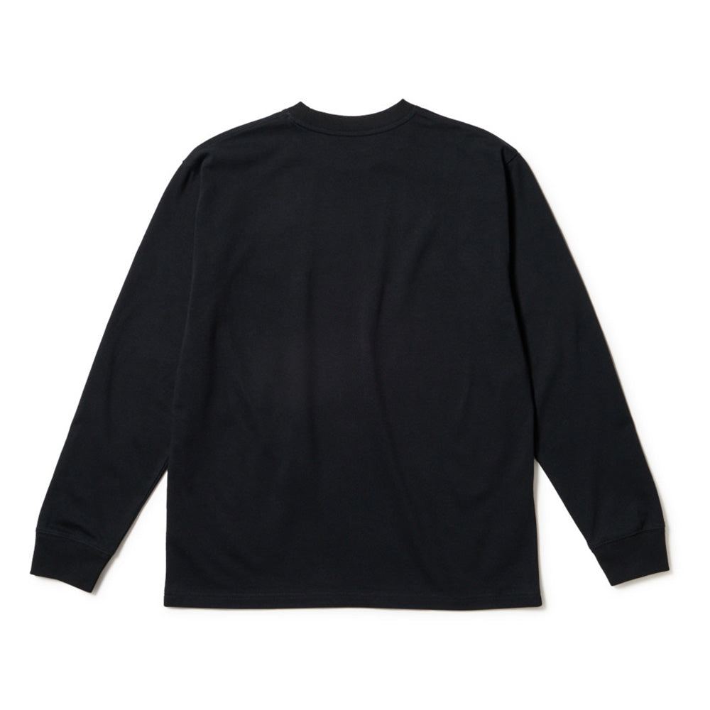 New Era Mini Flag Logo Black Long Sleeve T-Shirt