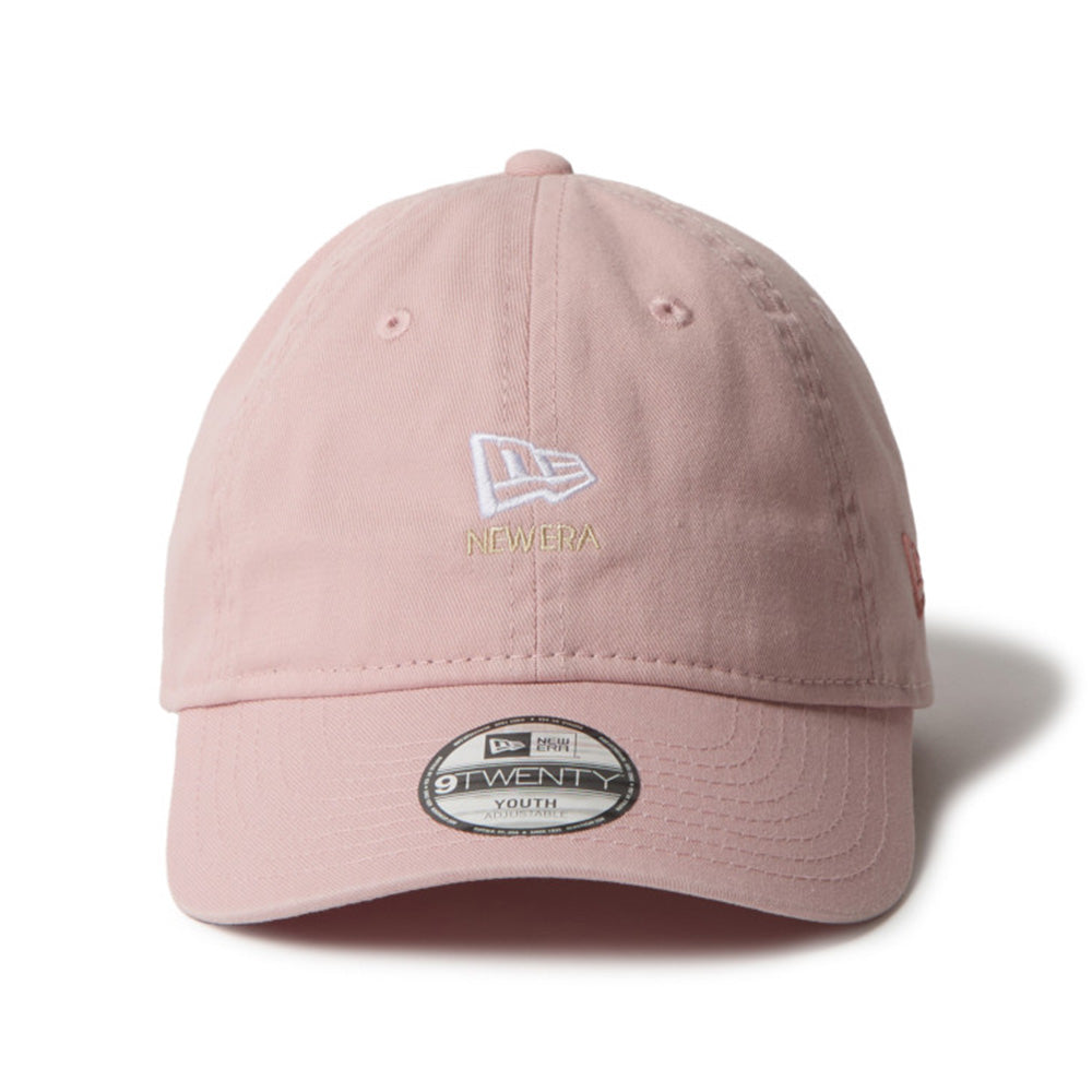 New Era Flag and Wordmark Pink 9TWENTY Youth Adjustable Cap