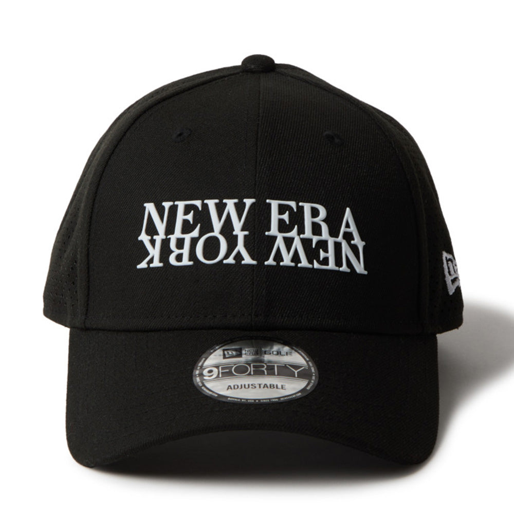 New Era New York Golf Laser Perforated Black 9FORTY Adjustable Cap