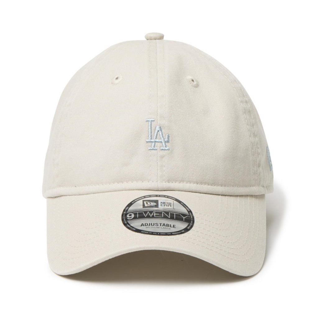 New Era Los Angeles Dodgers Mini Logo White 9TWENTY Adjustable Cap
