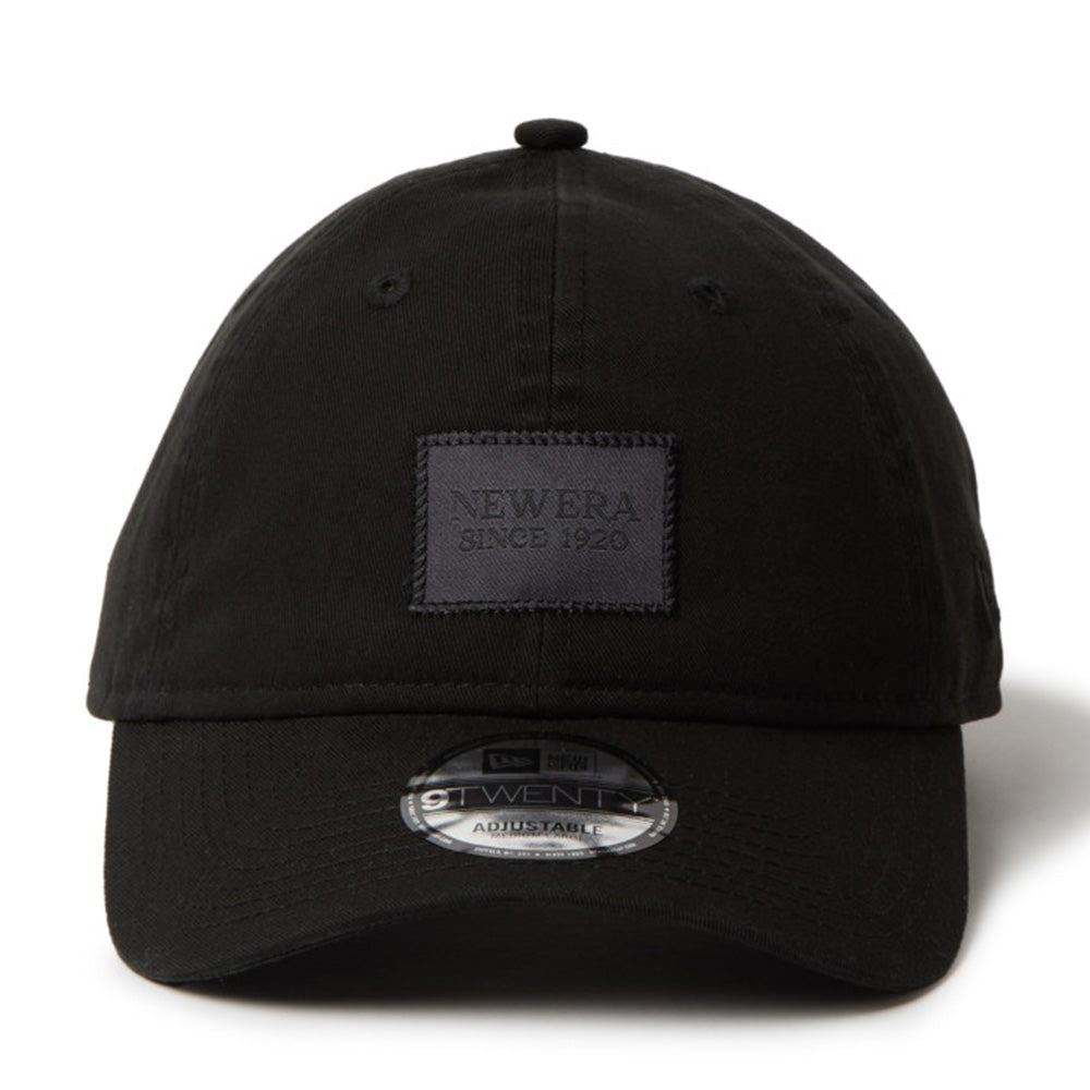 New Era Logo Black Woven Patch 9TWENTY Adjustable Cap