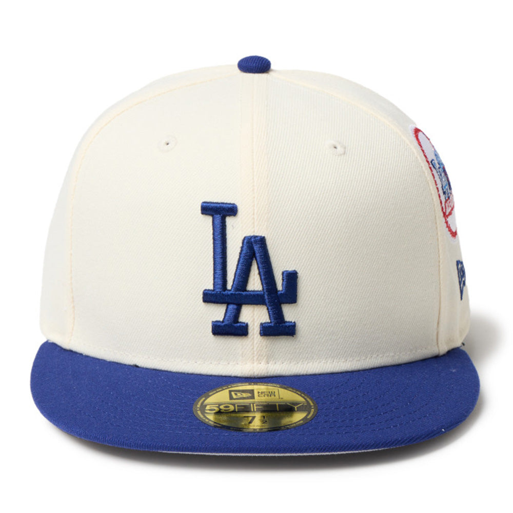 New Era Los Angeles Dodgers Two Tone Chrome White 59FIFTY Fitted Cap