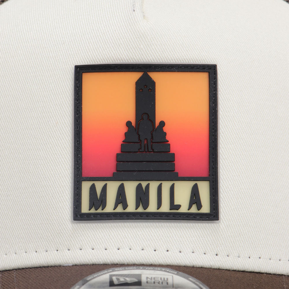 New Era Rizal Monument PH Exclusive Chrome White Walnut 9FORTY A-Frame Trucker Snapback Cap