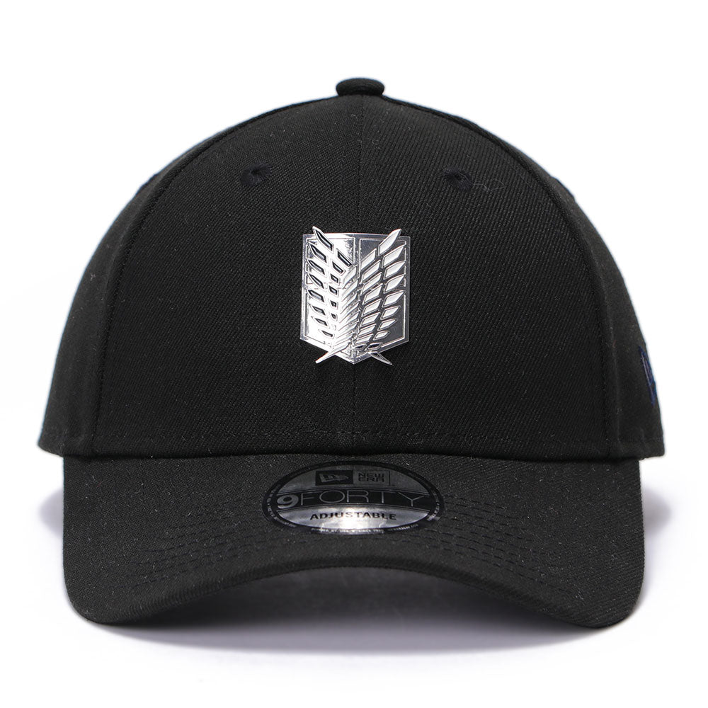 New Era x Attack on Titan Survey Corps Black 9FORTY Adjustable Cap (PH Exclusive)