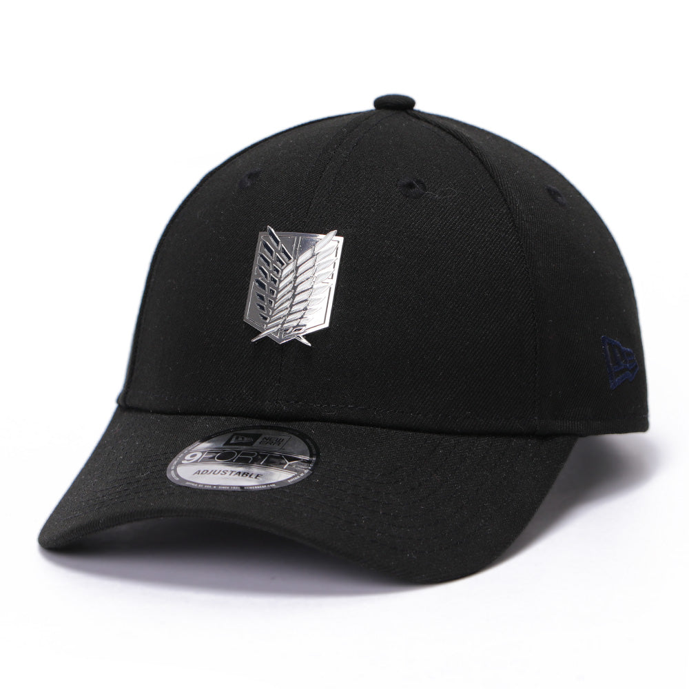 New Era x Attack on Titan Survey Corps Black 9FORTY Adjustable Cap (PH Exclusive)