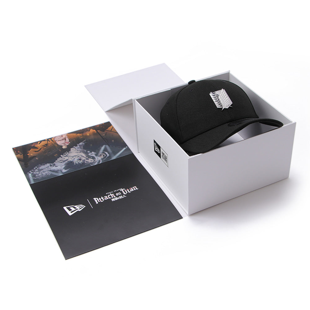 New Era x Attack on Titan Survey Corps Black 9FORTY Adjustable Cap (PH Exclusive)