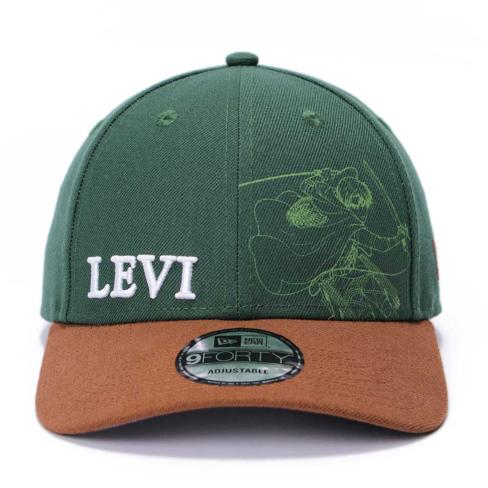 New Era x Attack on Titan Levi Ackerman Cilantro Green 9FORTY Adjustable Cap (PH Exclusive)