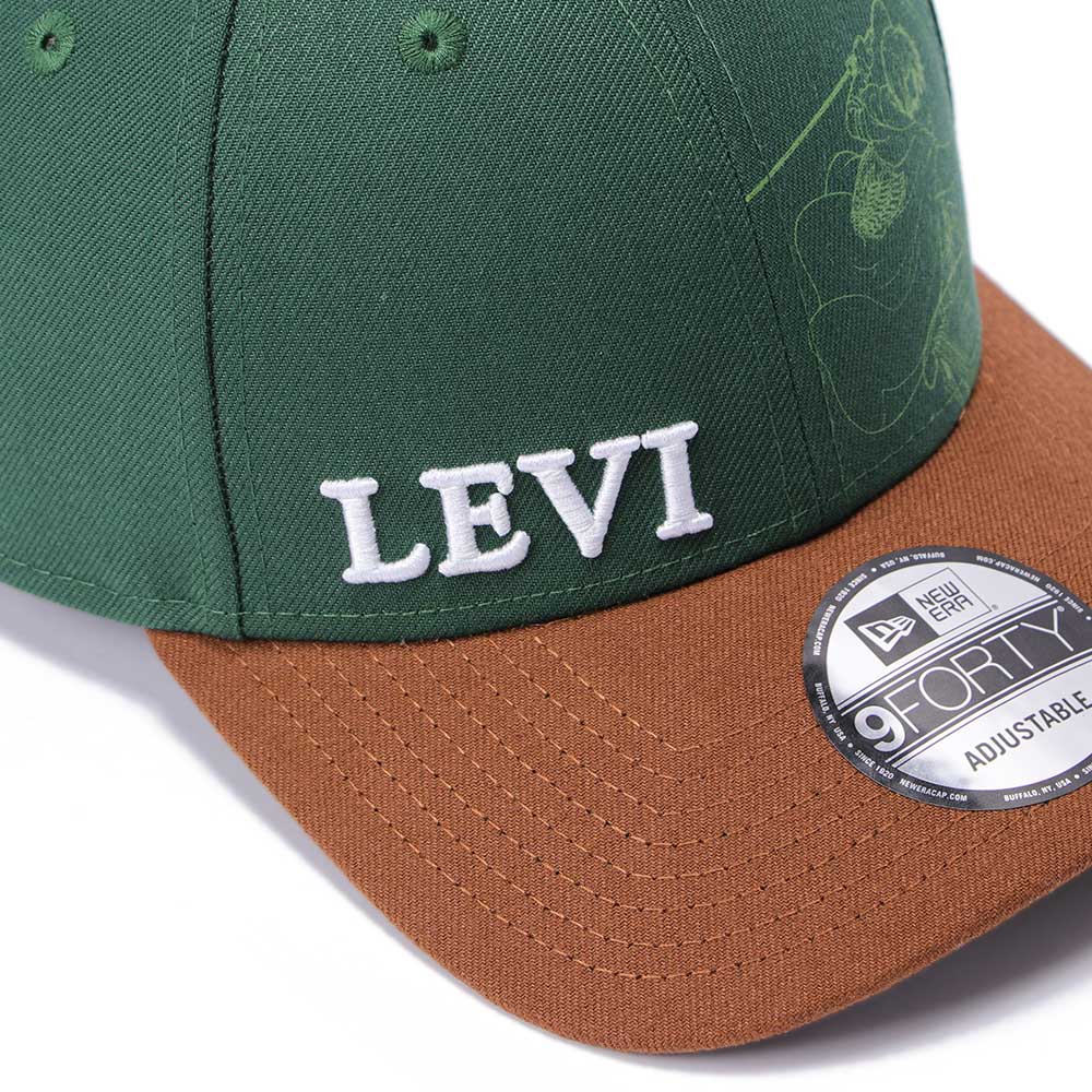 New Era x Attack on Titan Levi Ackerman Cilantro Green 9FORTY Adjustable Cap (PH Exclusive)