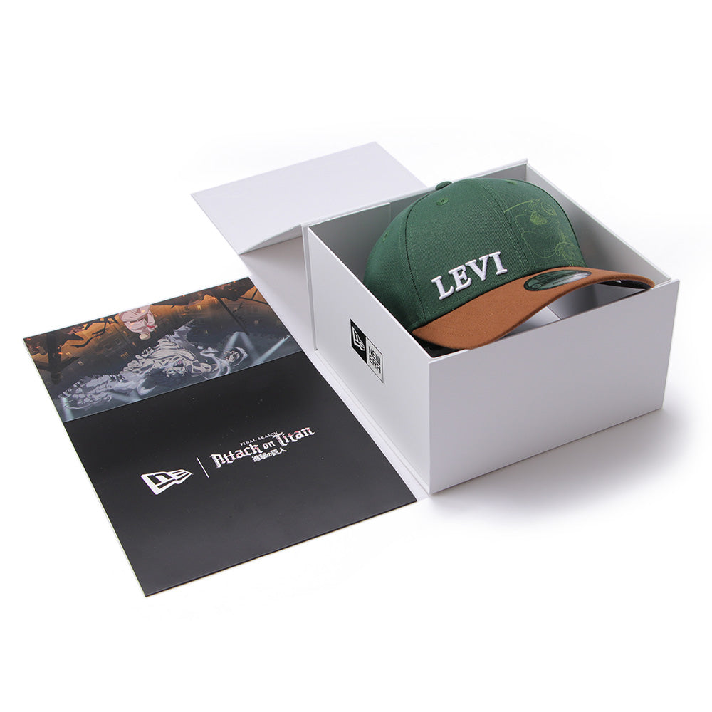 New Era x Attack on Titan Levi Ackerman Cilantro Green 9FORTY Adjustable Cap (PH Exclusive)