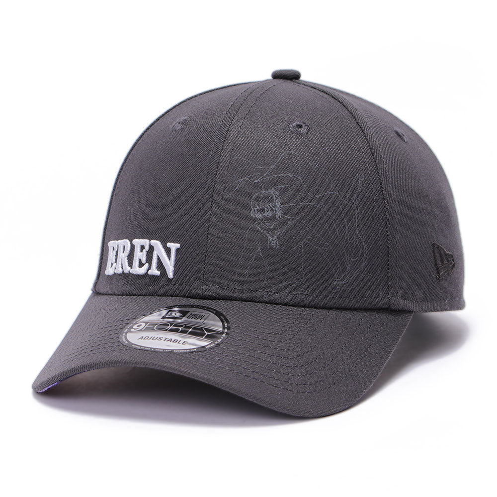 New Era x Attack on Titan Eren Yeager Graphite 9FORTY Adjustable Cap (PH Exclusive)