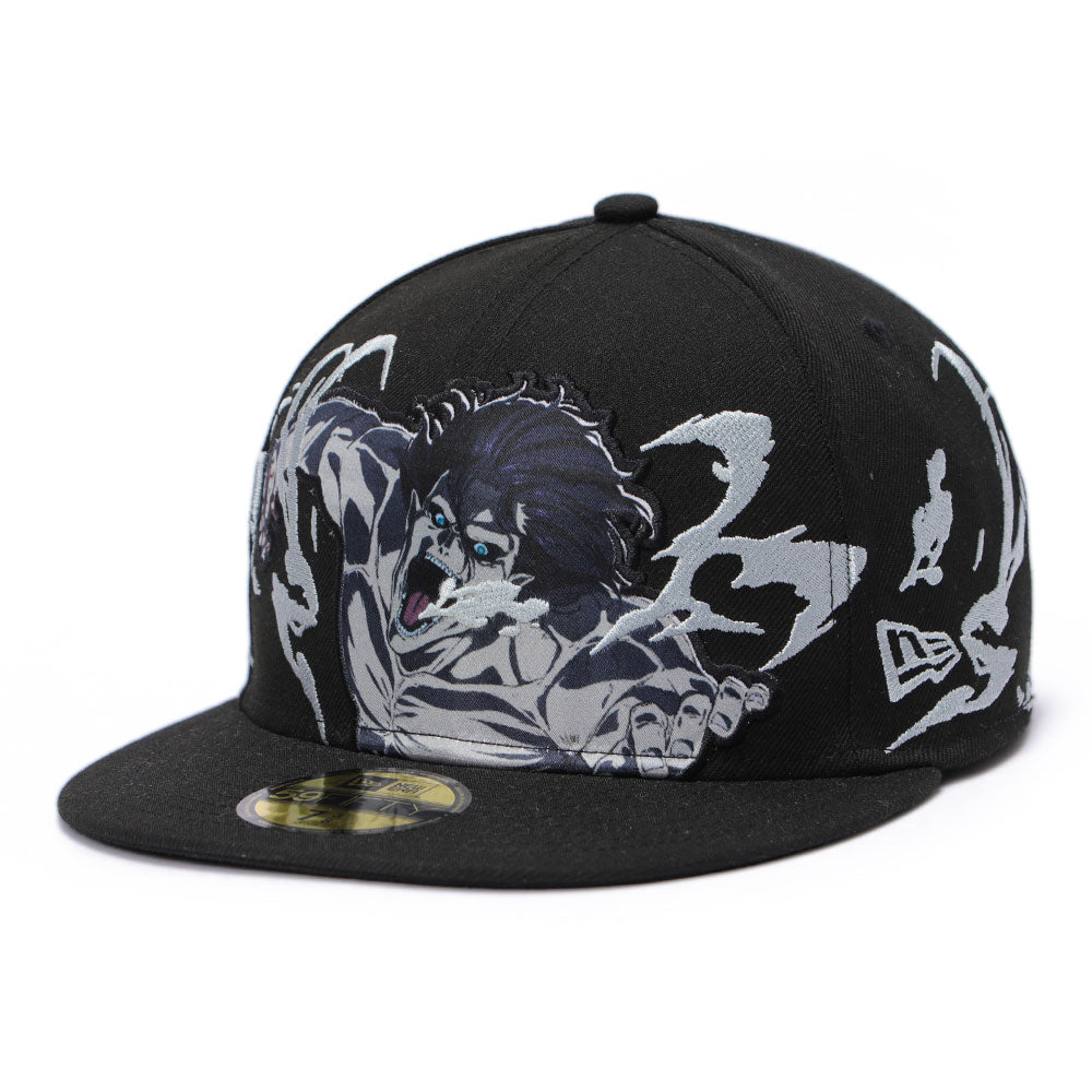 New Era x Attack on Titan Eren Attack Titan Black 59FIFTY Fitted Cap (PH Exclusive)