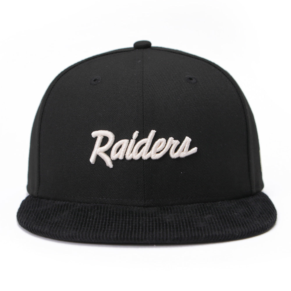 New Era Las Vegas Raiders Corduroy Black Seasonal Core 9FIFTY Snapback Cap (PH Exclusive)