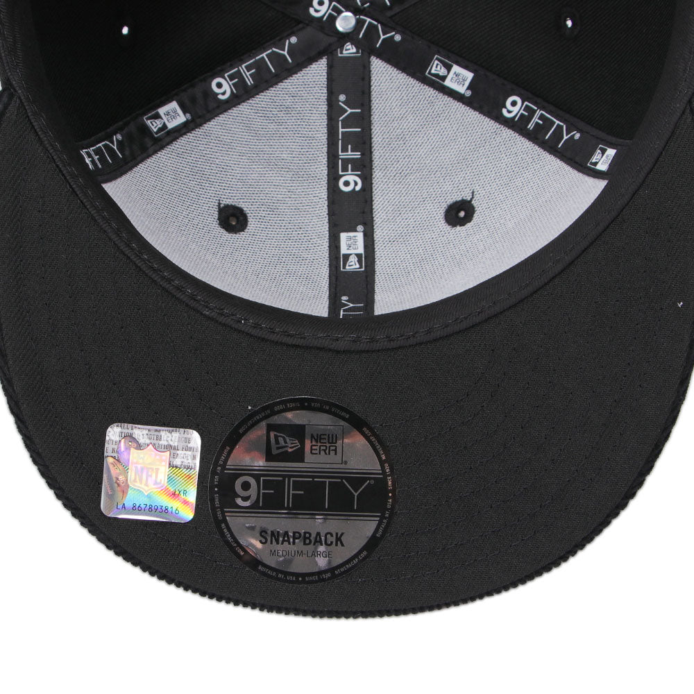 New Era Las Vegas Raiders Corduroy Black Seasonal Core 9FIFTY Snapback Cap (PH Exclusive)