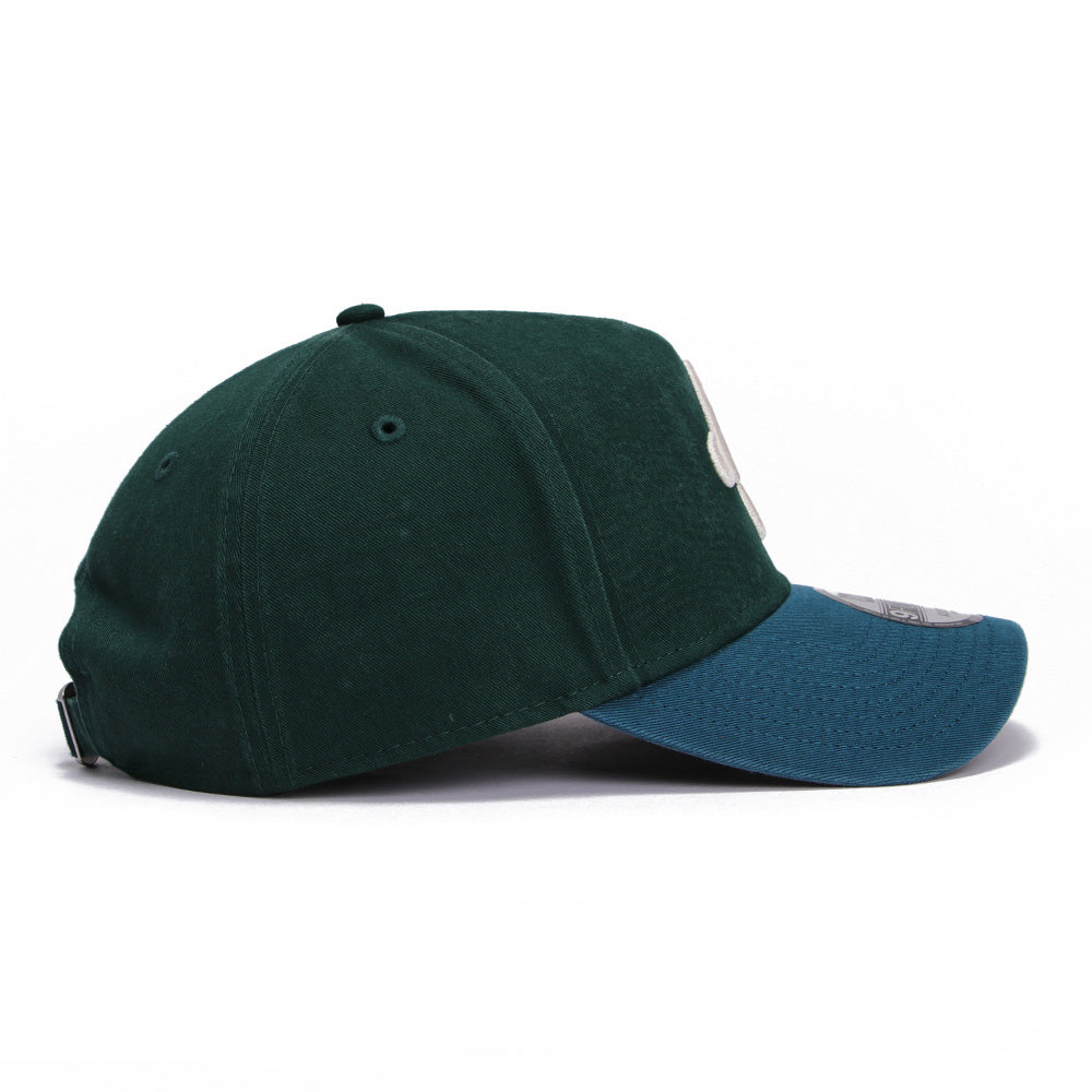 New Era Script Seasonal Core Dark Green Cadet Blue 9FORTY Adjustable Cap (PH EXCLUSIVE)