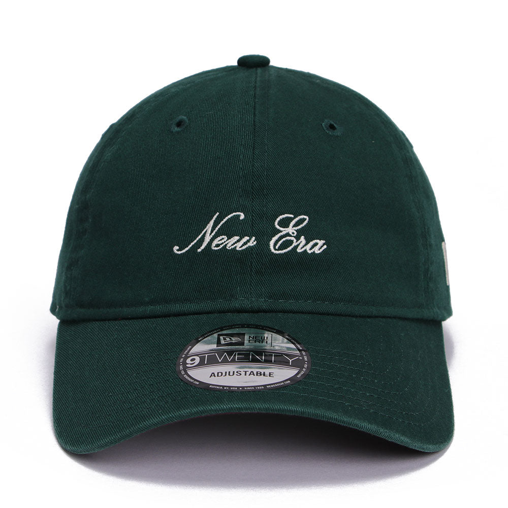 New Era Script Seasonal Core Dark Green 9TWENTY Adjustable Cap (PH EXCLUSIVE)
