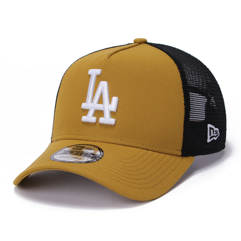 New Era Los Angeles Dodgers Seasonal Core Bronze 9FORTY A-Frame Trucker Snapback Cap (PH EXCLUSIVE)