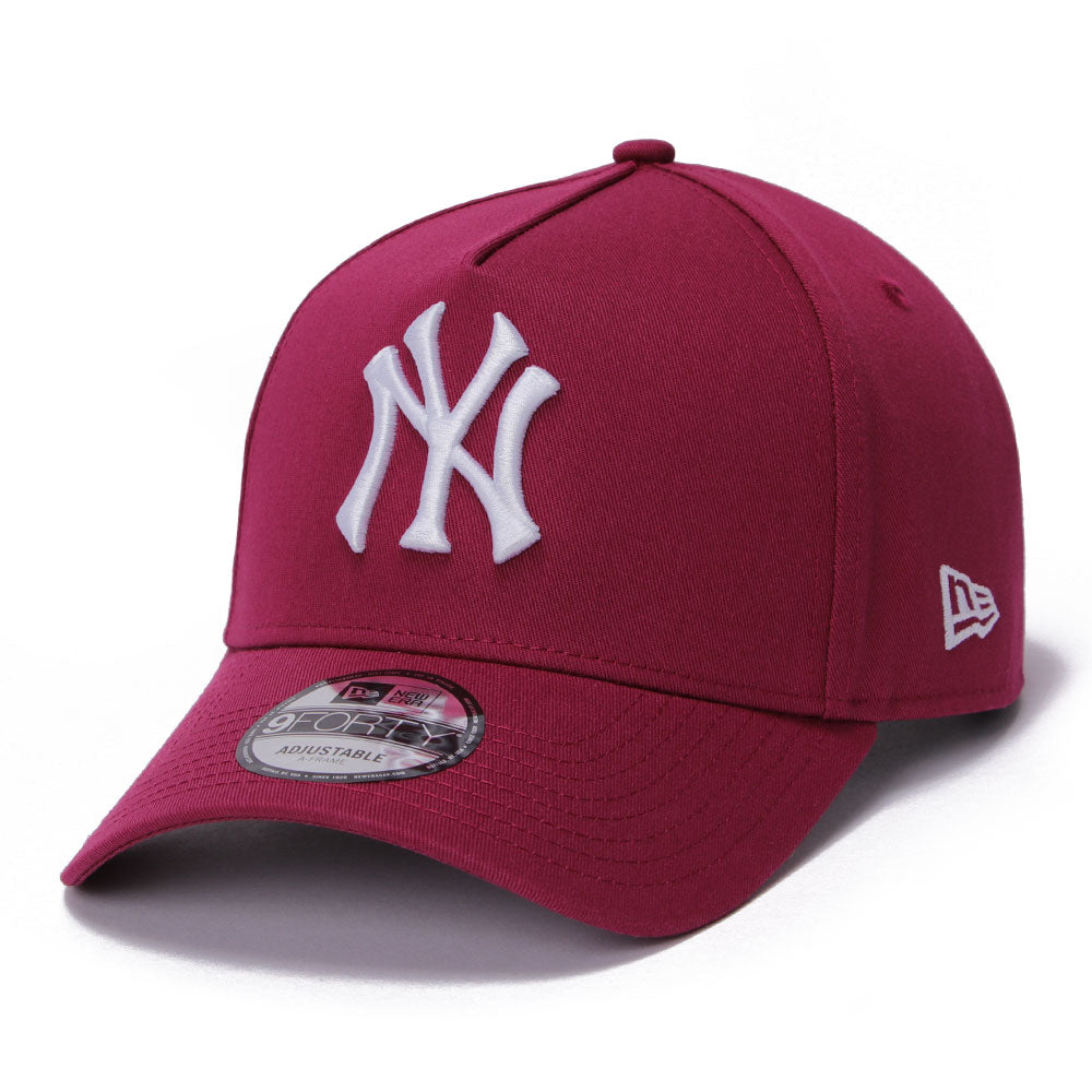 New Era New York Yankees Seasonal Core Damson 9FORTY A-Frame Snapback Cap (PH EXCLUSIVE)