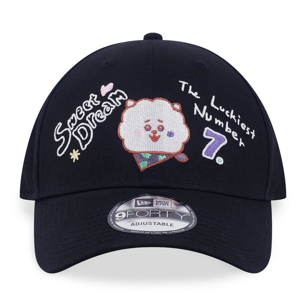 New Era x BT21 The Journey RJ Black 9FORTY Adjustable Cap