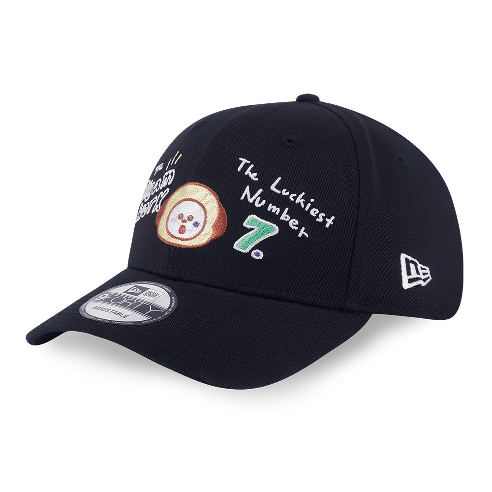 New Era x BT21 The Journey Chimmy Black 9FORTY Adjustable Cap
