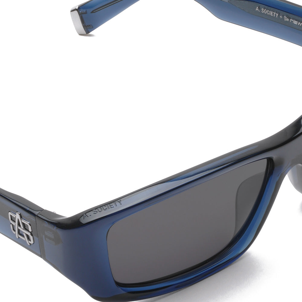 New Era x A. Society Navy Sunglasses
