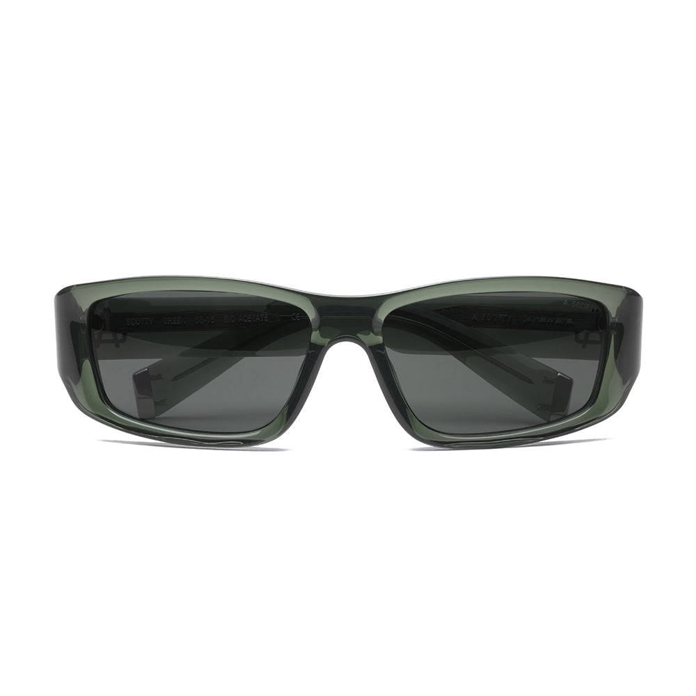 New Era x A. Society Dark Green Sunglasses