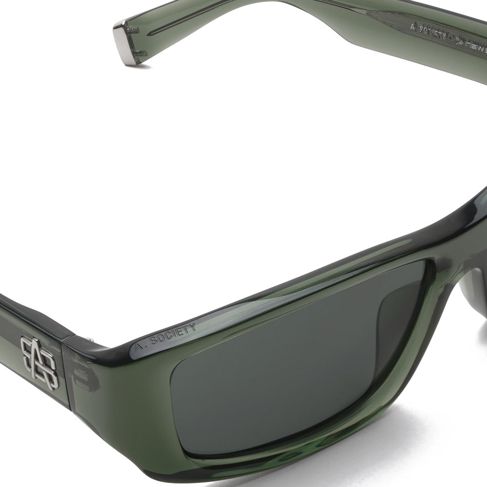 New Era x A. Society Dark Green Sunglasses