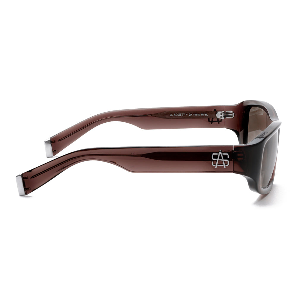 New Era x A. Society Brown Sunglasses