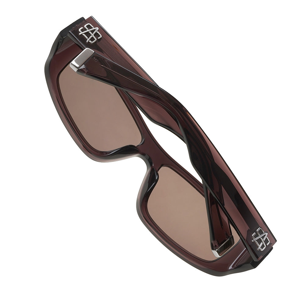 New Era x A. Society Brown Sunglasses