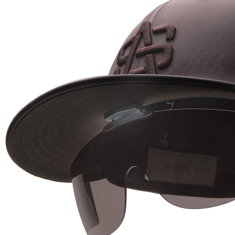 New Era x A. Society Brown Box Set (9FIFTY Low Profile, Magnetic Sunglasses and Necklace)