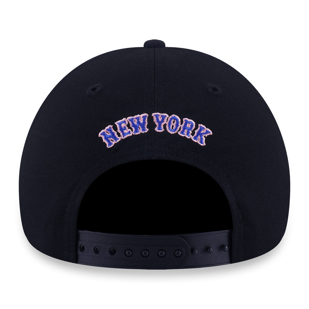 New Era x BLACKPINK New York Mets Black 9FORTY Adjustable Cap (PRE-BOOK ONLINE EXCLUSIVE)