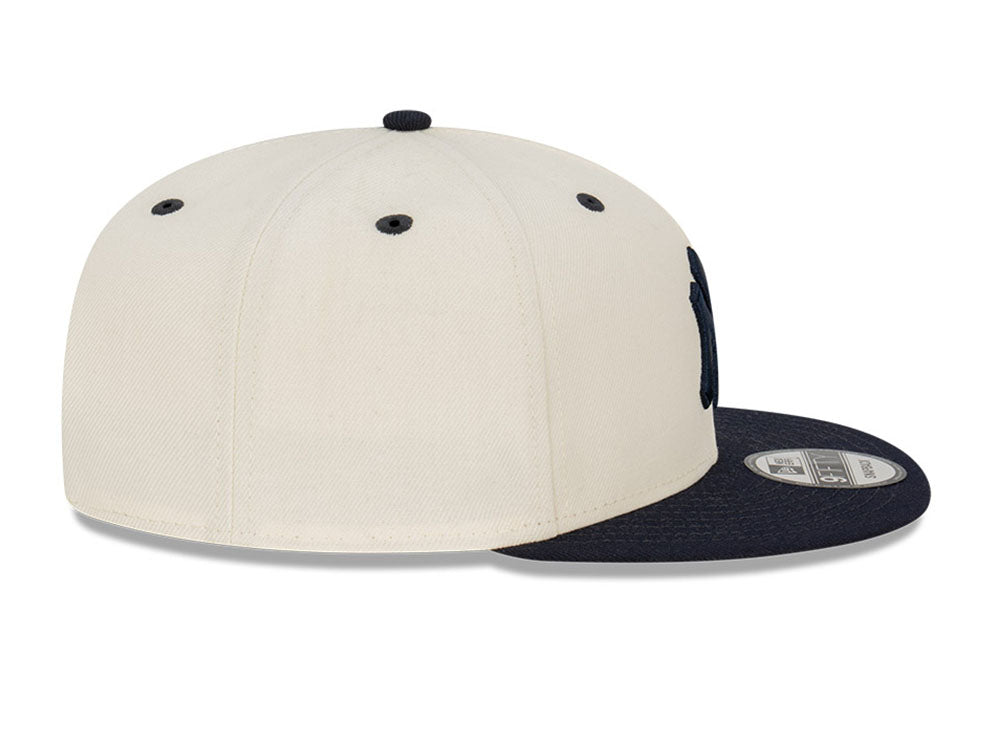 New York Yankees Two Tone Chrome White 9FIFTY Adjustable Cap