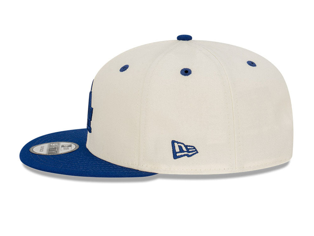 Los Angeles Dodgers MLB Two Tone Chrome White 9FIFTY Adjustable Cap