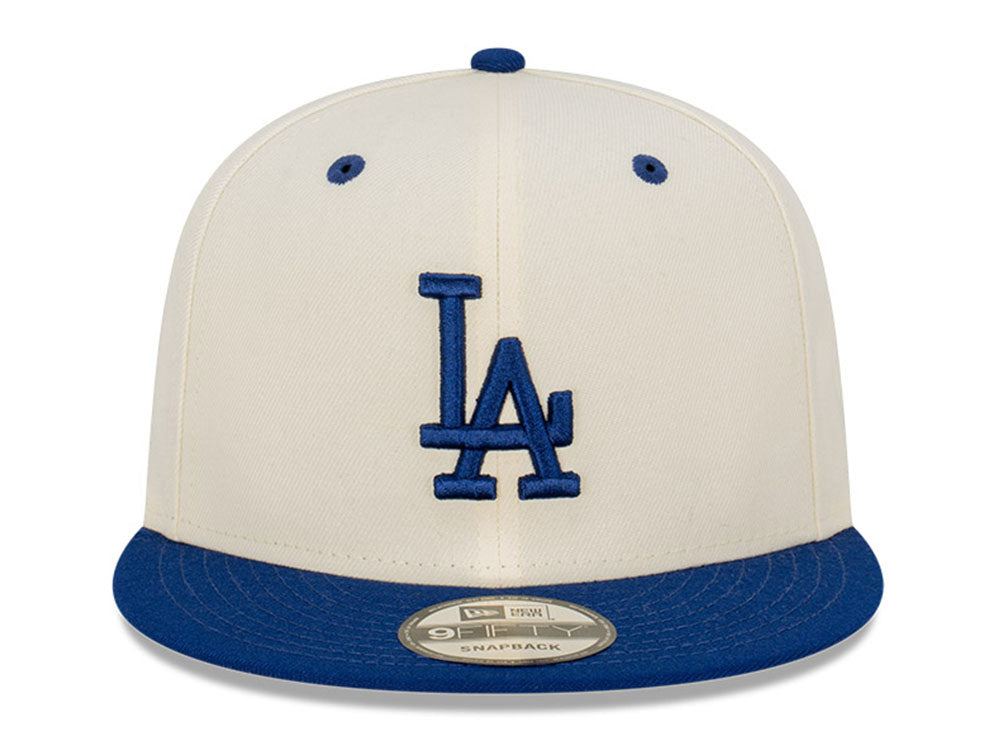 Los Angeles Dodgers MLB Two Tone Chrome White 9FIFTY Adjustable Cap