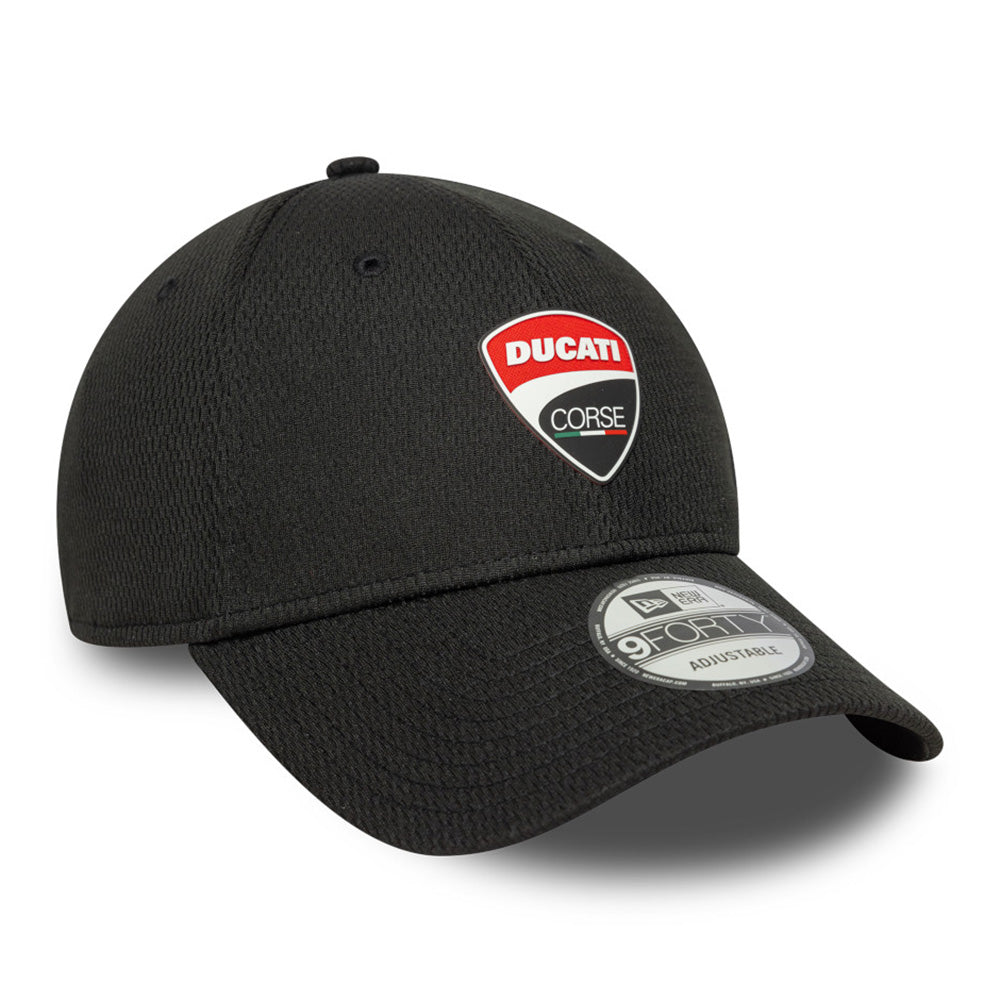 New Era Ducati Motorsport Logo Black 9FORTY Adjustable Cap