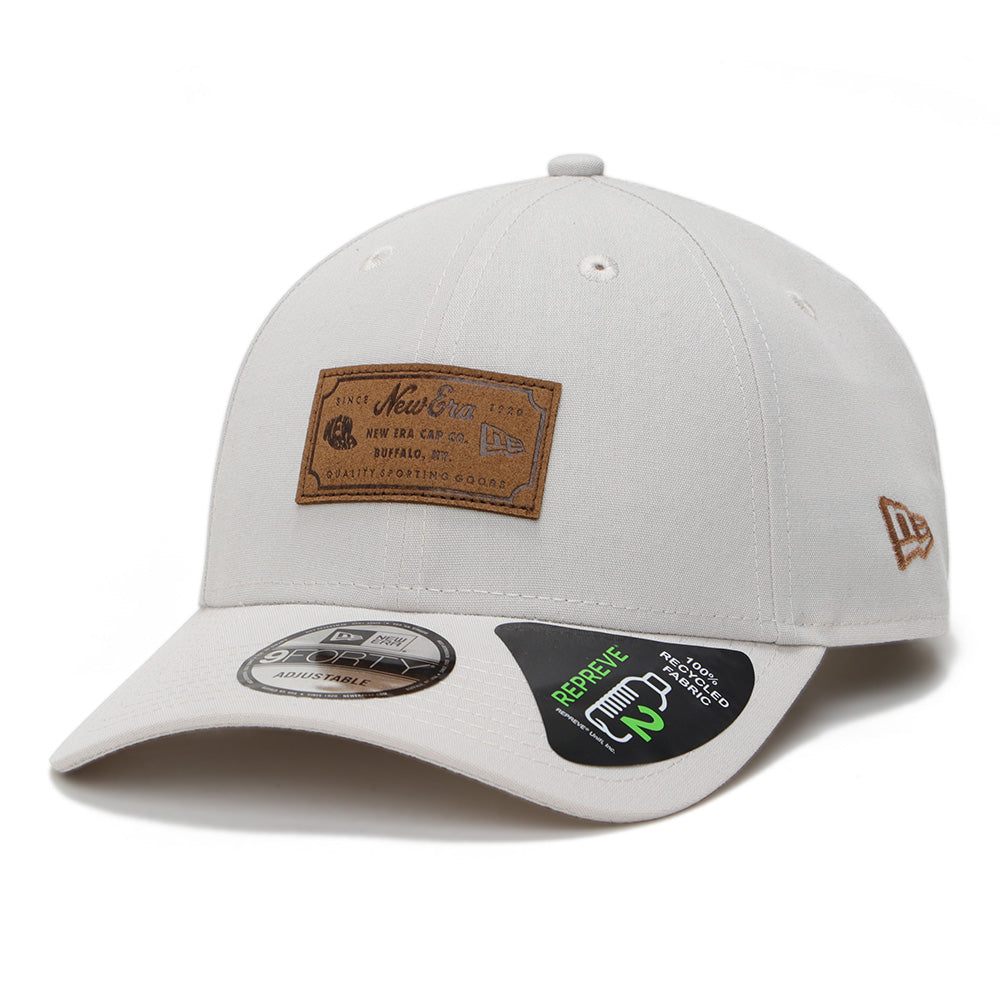 New Era Script New World Repreve Stone 9FORTY Adjustable Cap