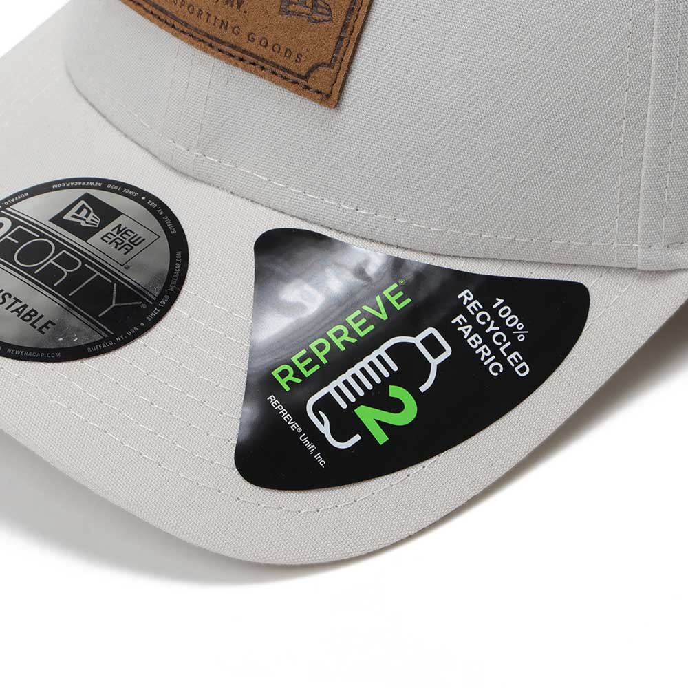 New Era Script New World Repreve Stone 9FORTY Adjustable Cap